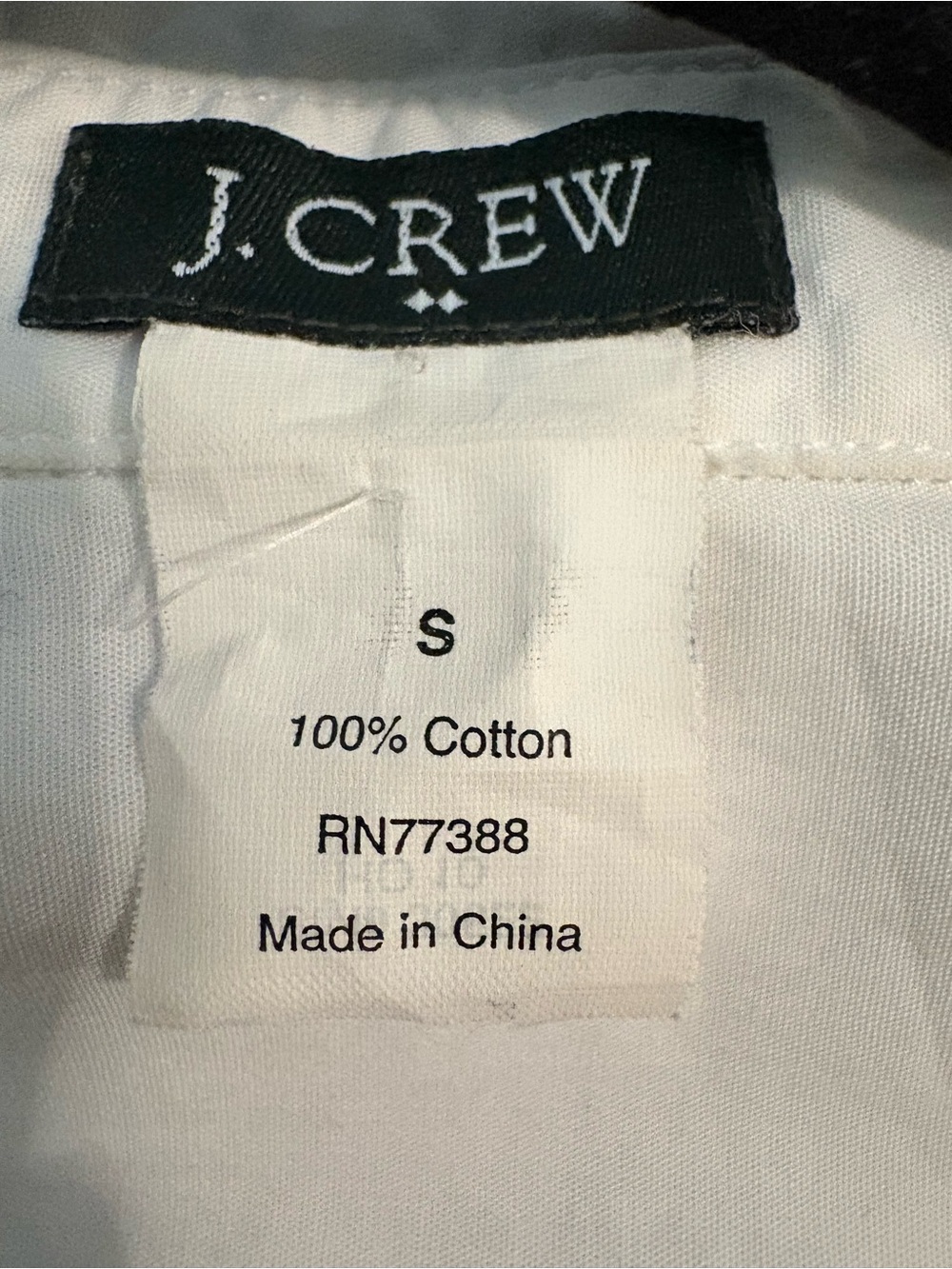 J.Crew Thomas Mason White Tuxedo Pintuck Shirt Blouse Size S - Picture 2 of 6